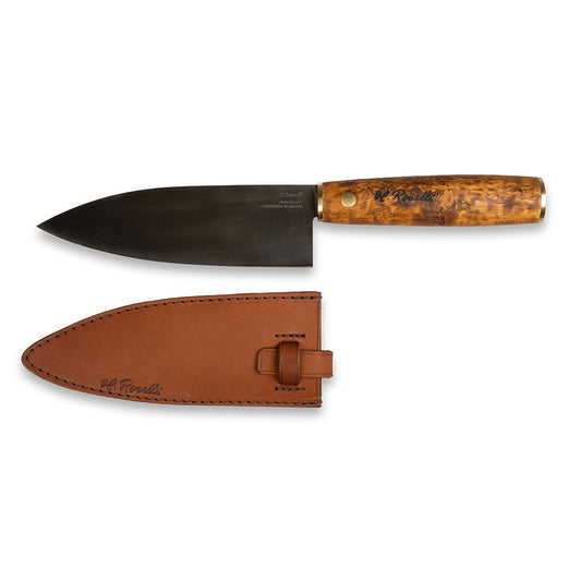 Couteau Santoku, manche foncé, produit discontinué