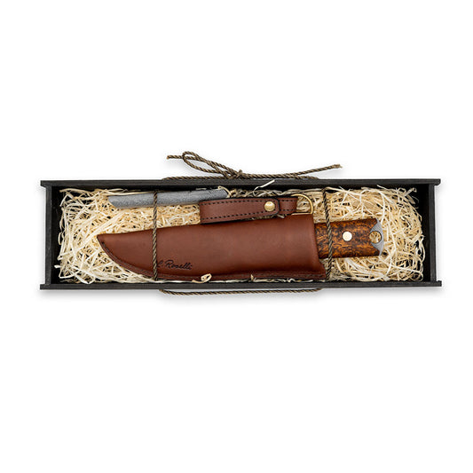 Heimo 4" Couteau Bushcraft, édition coffret cadeau